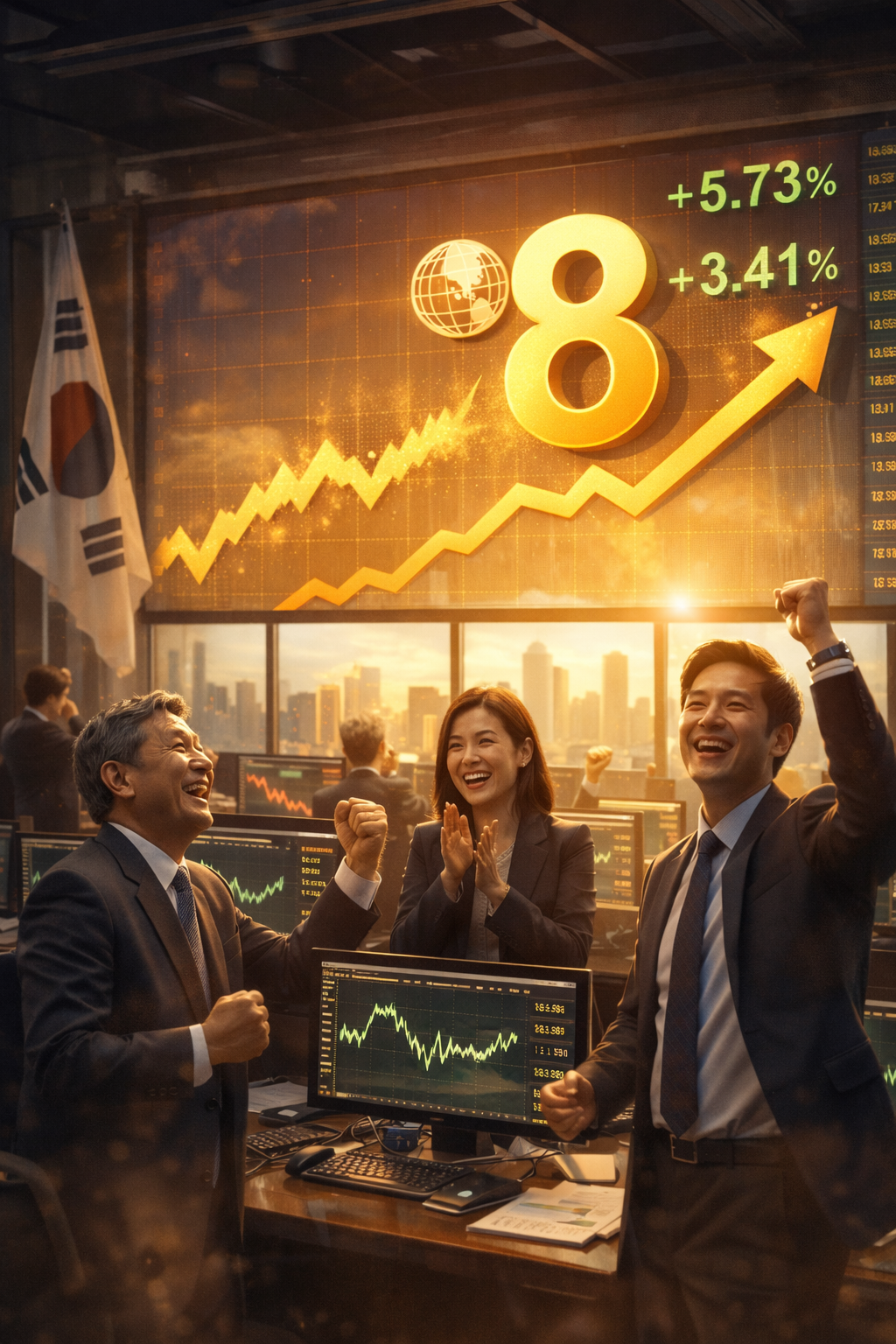 2026년 2월 9일 상승의 위험성… 한국 주식시장 시가총액 세계 8위의 의미